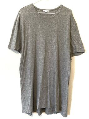 James Perse Grey Short Sleeve Shirt